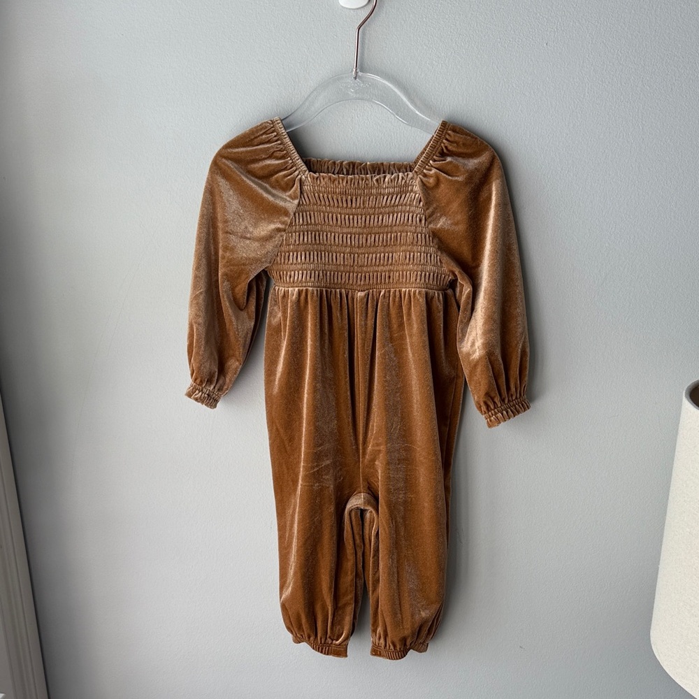 Old Navy Infant 6-12‎ Months Velvet Smocked Jumper